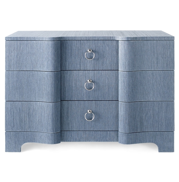 Bardot Large 3 Drawer Navy